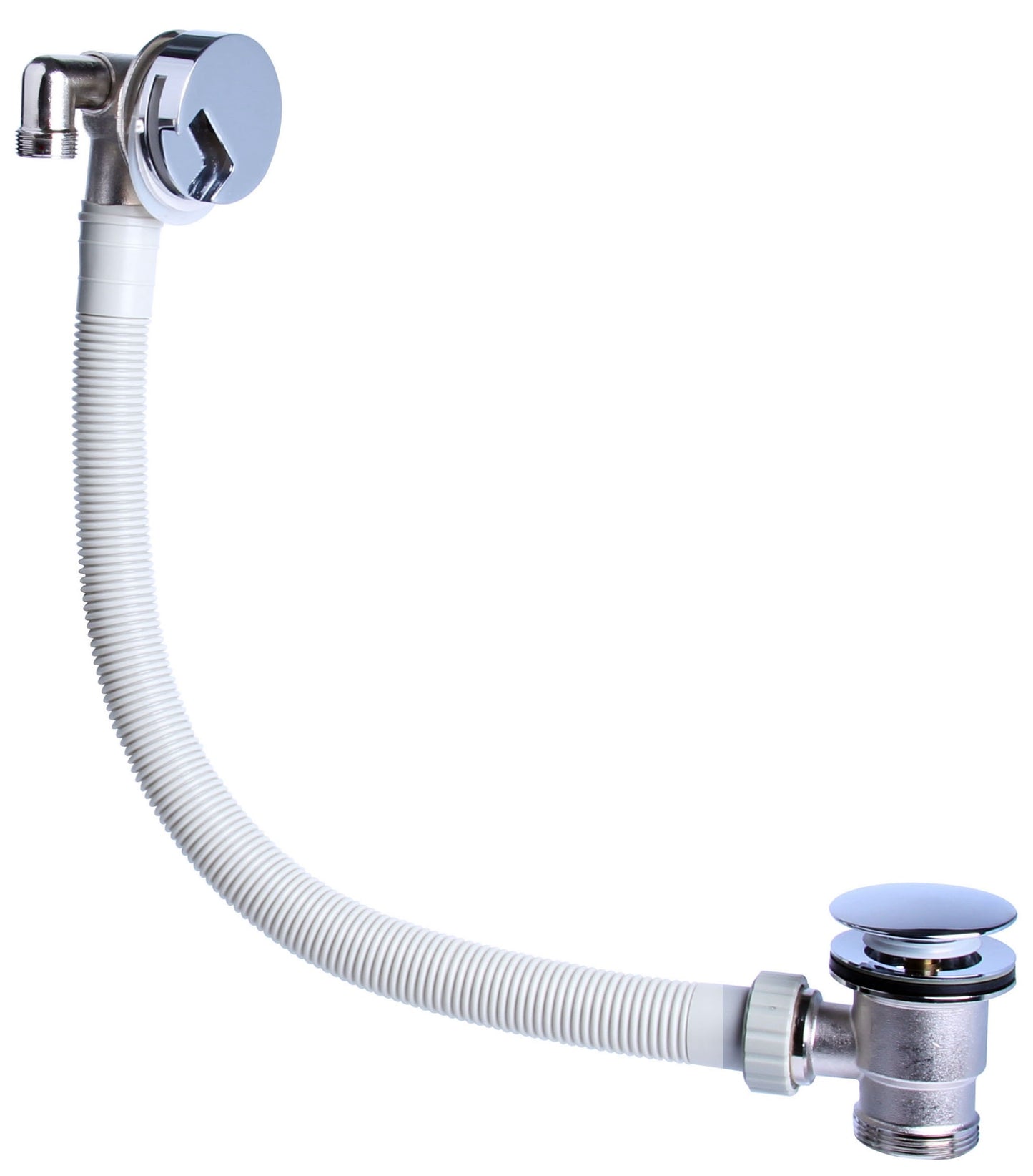 Bath Filler With Sprung Waste & Overflow - Chrome (RA8243)