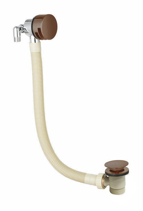 Brushed Bronze Bath Filler with Easy Clean Sprung Waste & Overflow - Brushed Bronze (RA8248)