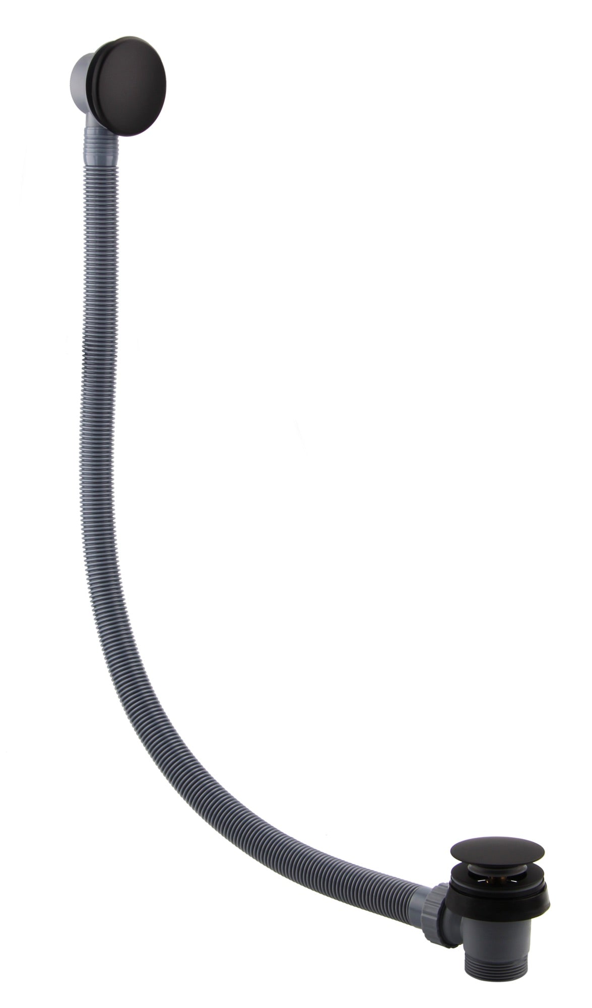 Bath Easy Clean Sprung Waste - Matt Black (RA8256)