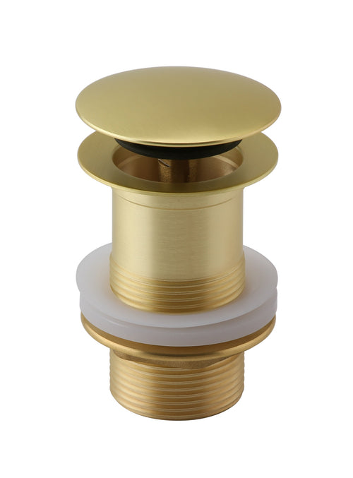 Unslotted Sprung Basin Waste - Brushed Gold (RA8260)