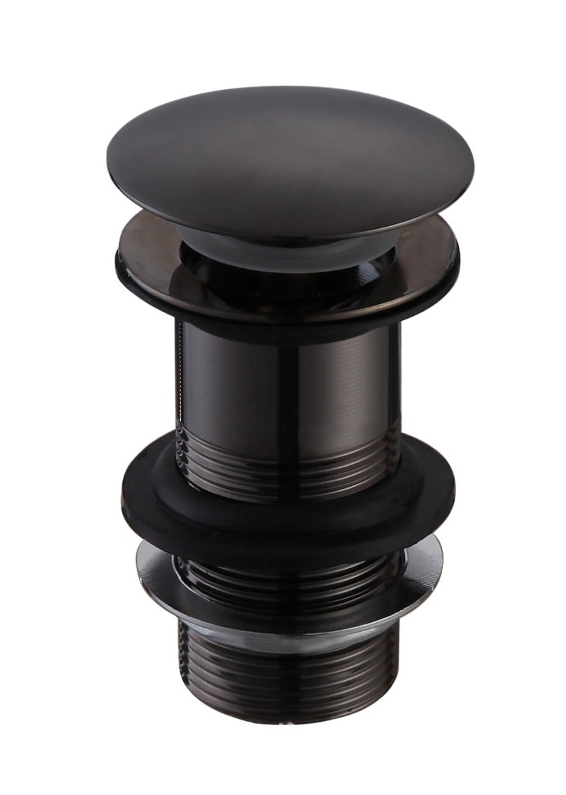 Unslotted Sprung Basin Waste - Matt Black (RA8261)