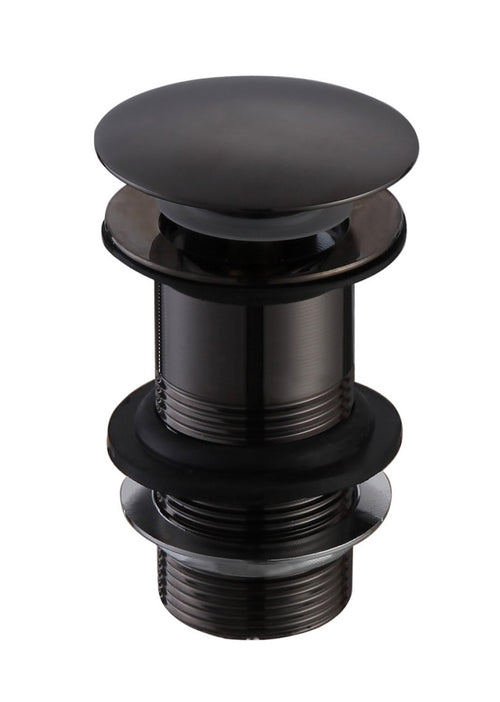 Unslotted Sprung Basin Waste - Matt Black (RA8261)