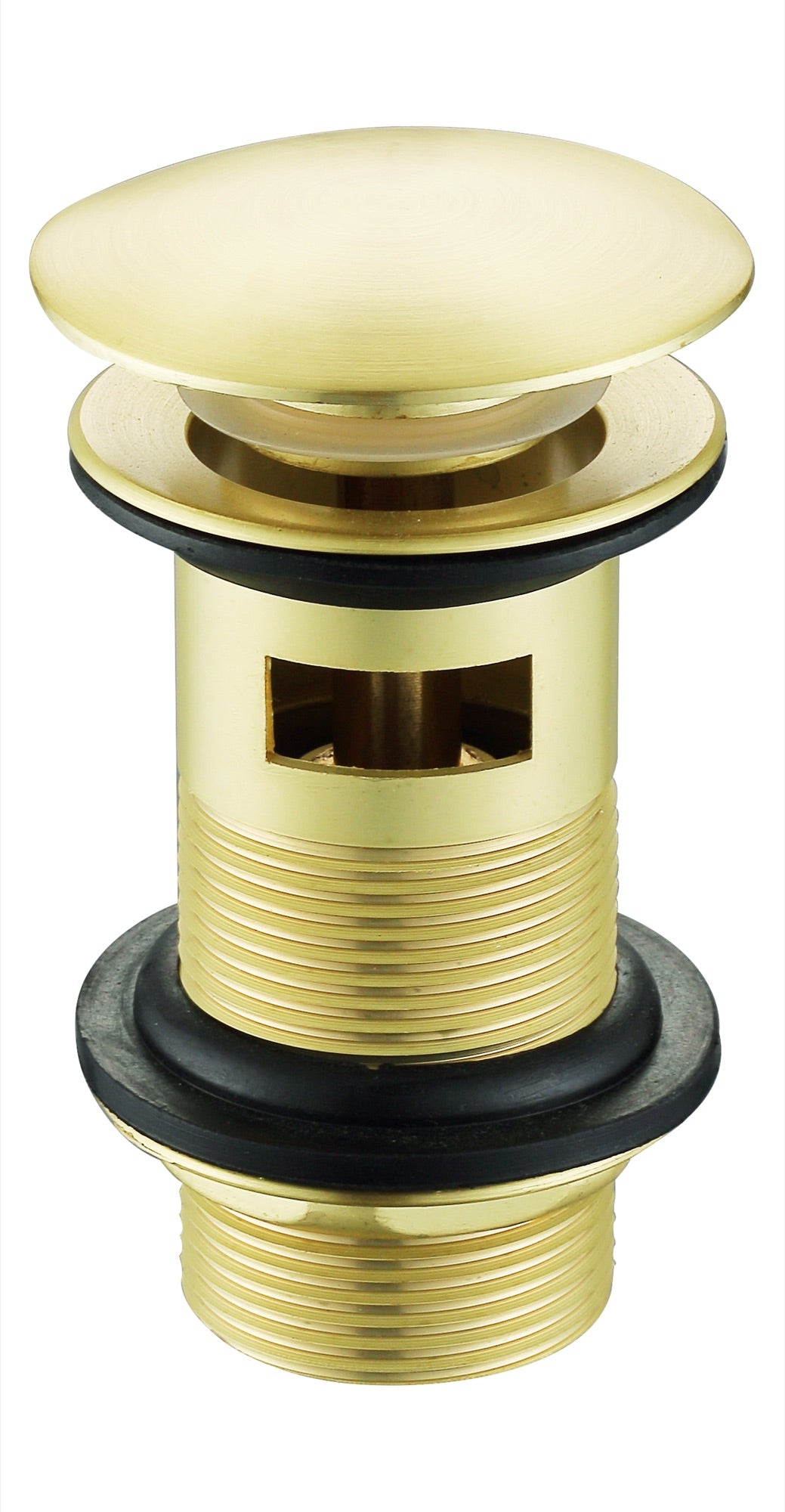 Slotted Sprung Basin Waste - Brushed Brass (RA8263)