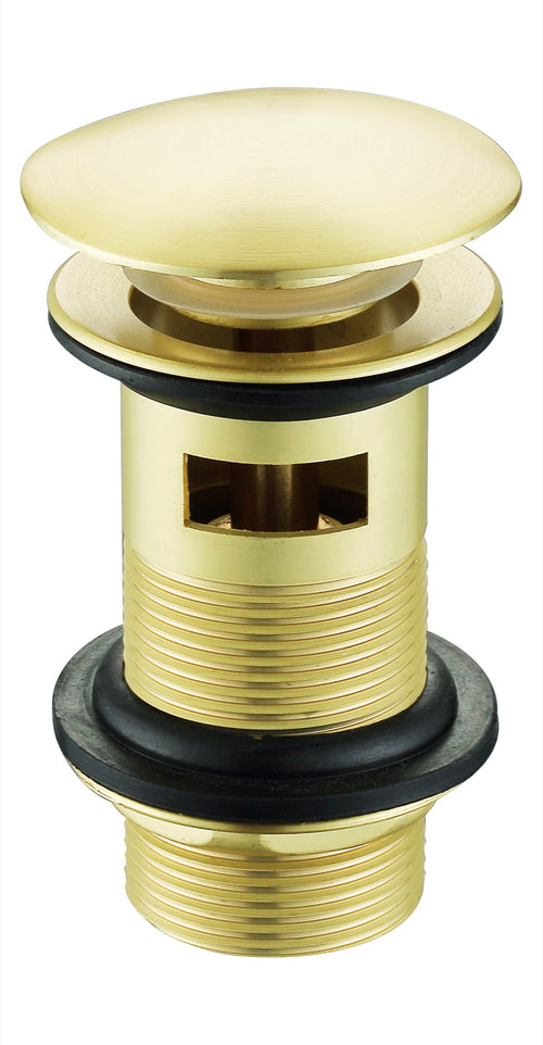 Slotted Sprung Basin Waste - Brushed Brass (RA8263)