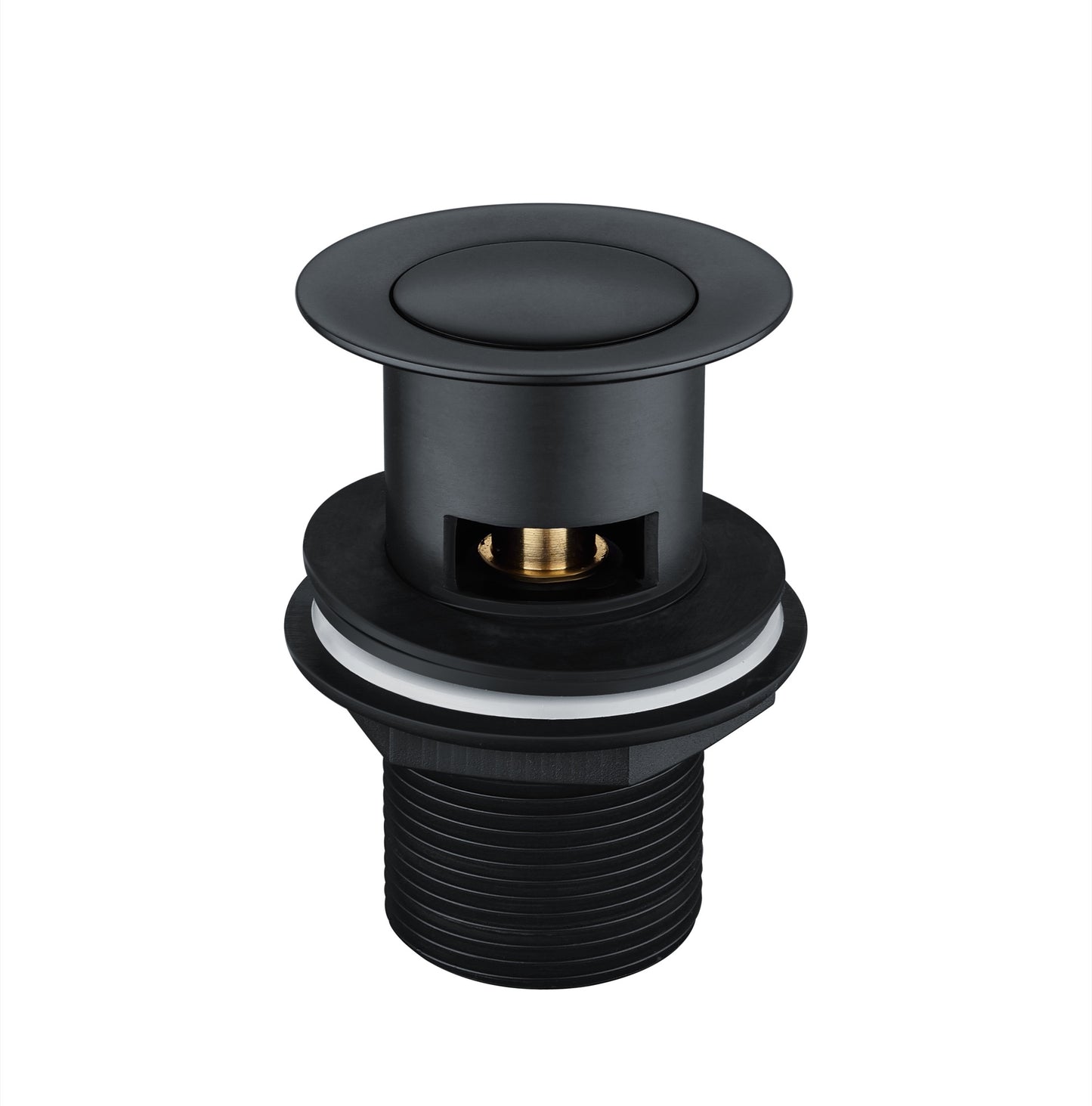 Slotted Sprung Basin Waste - Matt Black (RA8267)