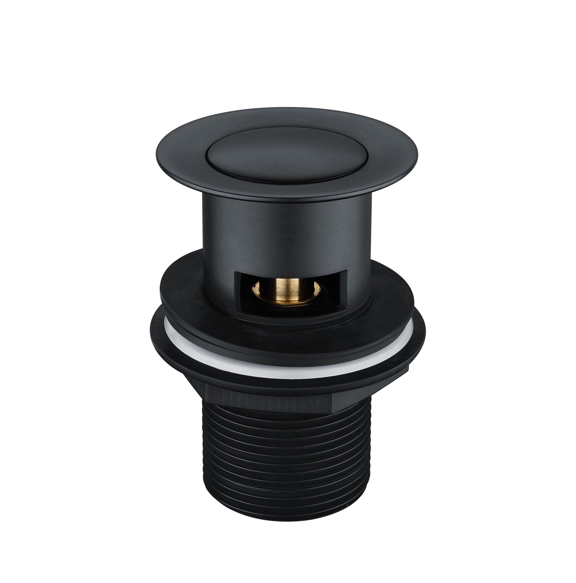 Slotted Sprung Basin Waste - Matt Black (RA8267)