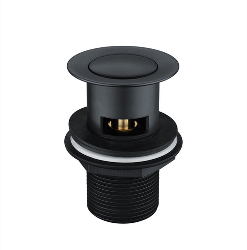Slotted Sprung Basin Waste - Matt Black (RA8267)