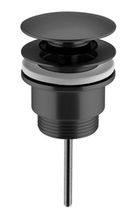 Push Button Basin Universal Waste CP Large Cap - Gunmetal Grey (RA8279)