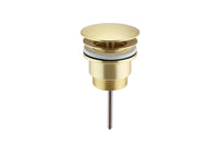 Free Flow Basin Waste CP Large Cap - Brushed Brass (RA8282)