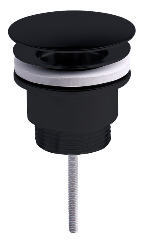 Free Flow Basin Waste CP Large Cap - Matt Black (RA8283)