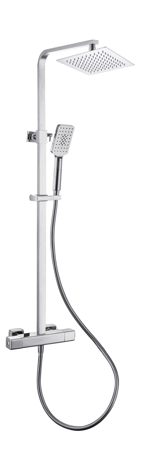 Rydal cool touch thermostatic shower mixer - chrome (SH7075)