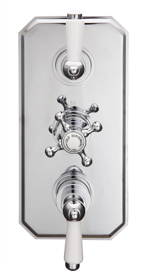 Wenlock 2 way concealed thermostatic shower - chrome (SH7079)