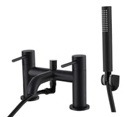 Cawood Deck mounted bath shower mixer - Matt Black (SH8003)