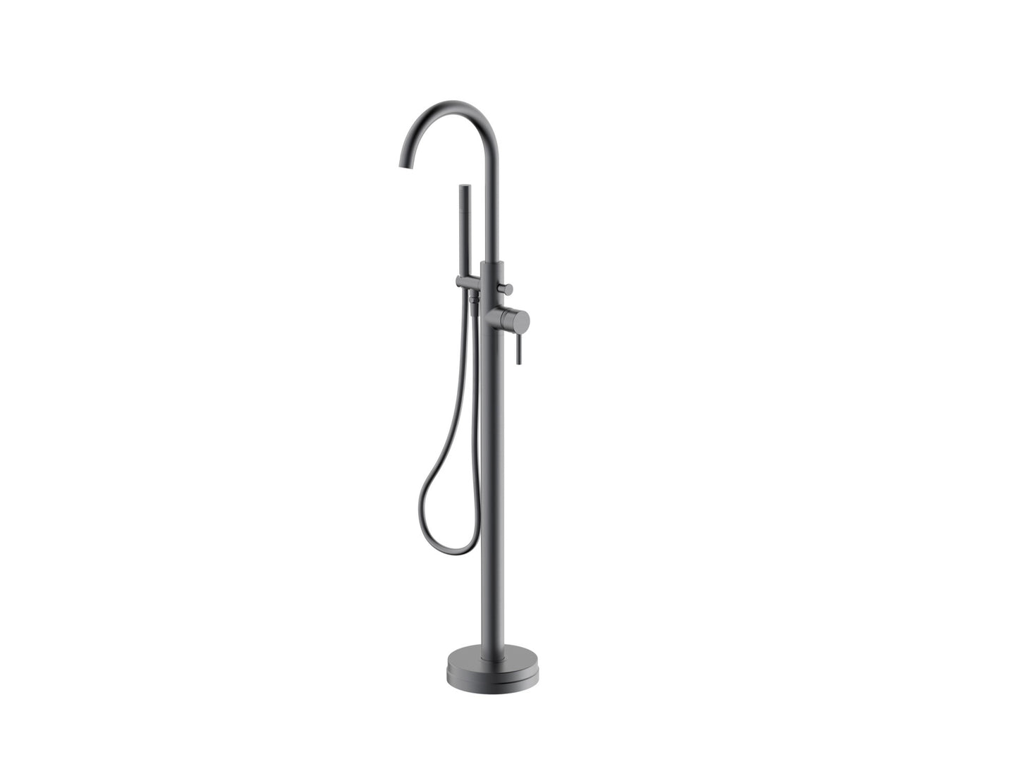 Cawood Freestanding Bath Shower Mixer & Kit - Gunmetal Grey (SH8006)