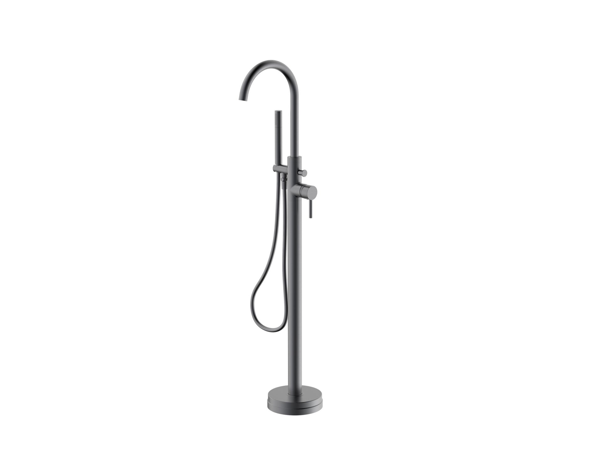 Cawood Freestanding Bath Shower Mixer & Kit - Gunmetal Grey (SH8006)