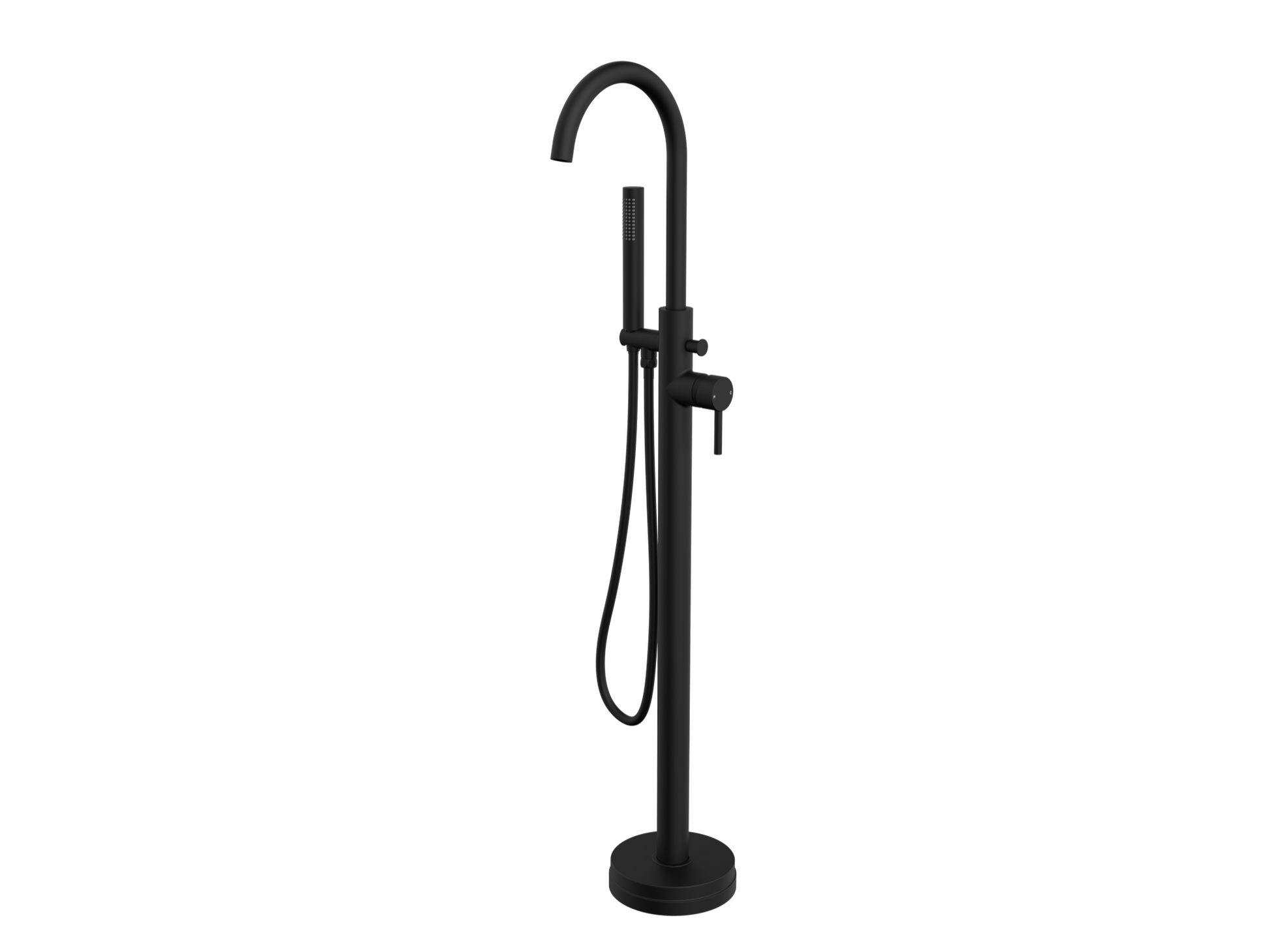Framlingham Freestanding Bath Shower Mixer & Kit - Matt Black (SH8016)