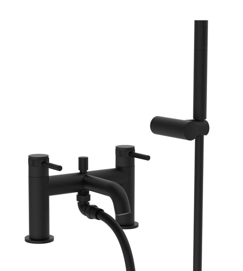 Kelso Bath shower mixer - Matt Black (SH8025)