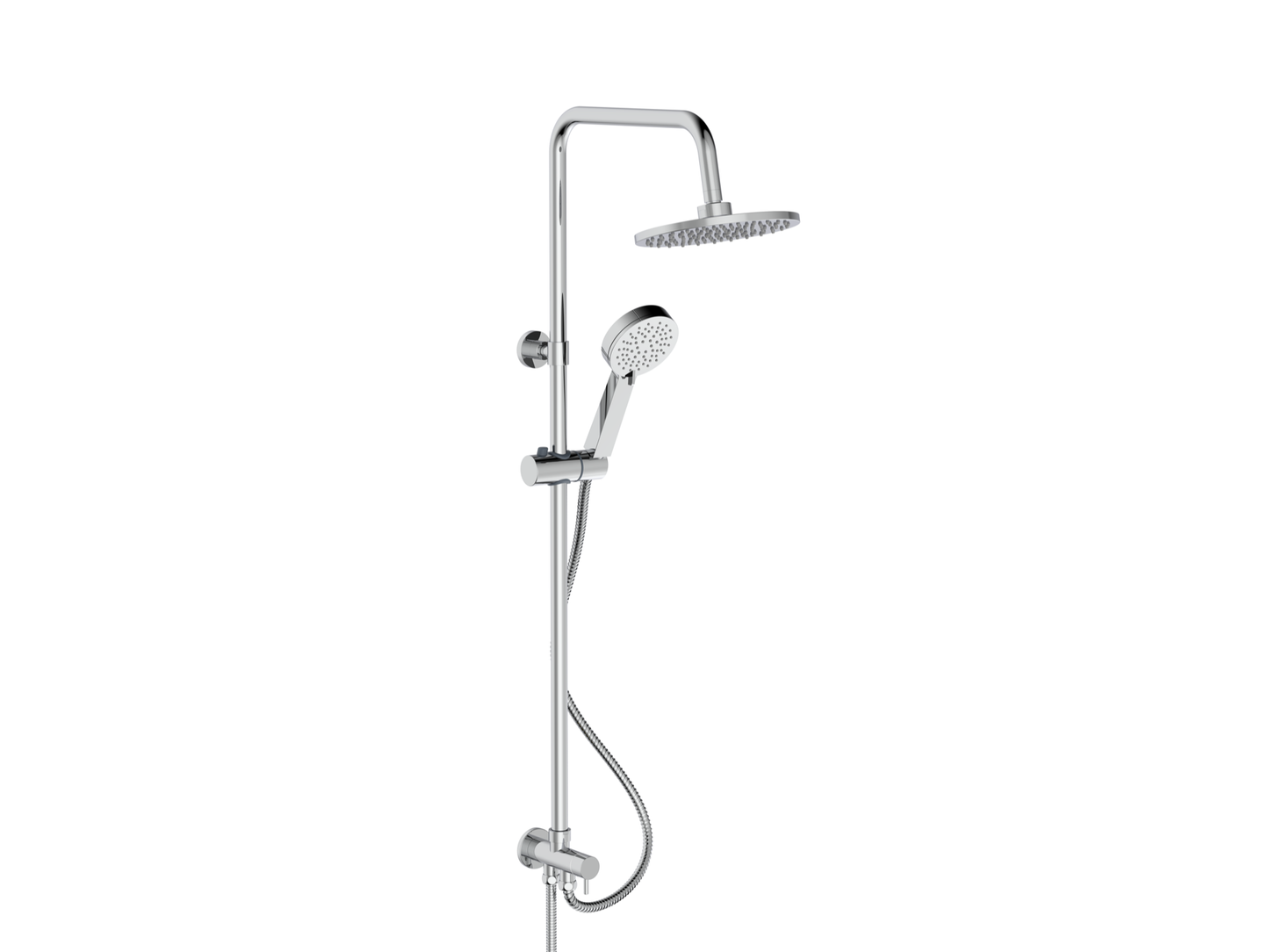 Malton Shower slider rail kit - Chrome (SH8037)