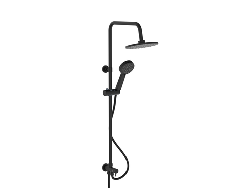 Malton Shower slider rail kit - Matt Black (SH8038)