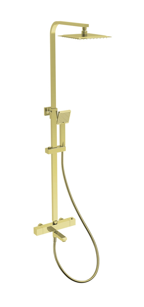 Shalford Thermostatic Shower Mixer - Brushed Brass (SH8045)