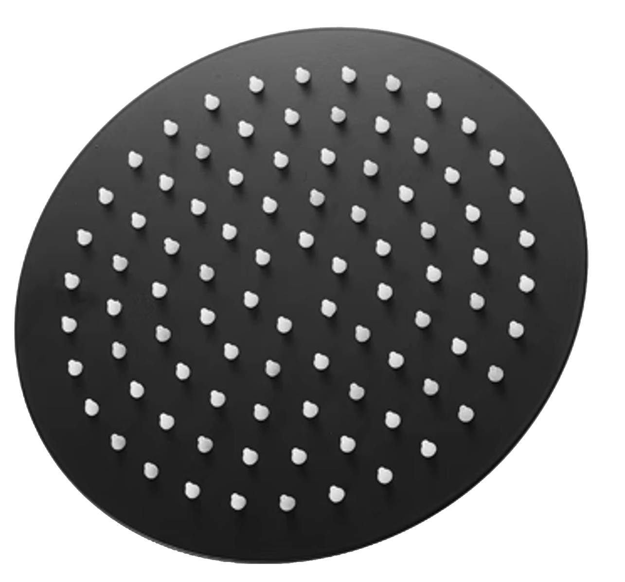 Ultra slim shower head - Matt Black (SH8055)