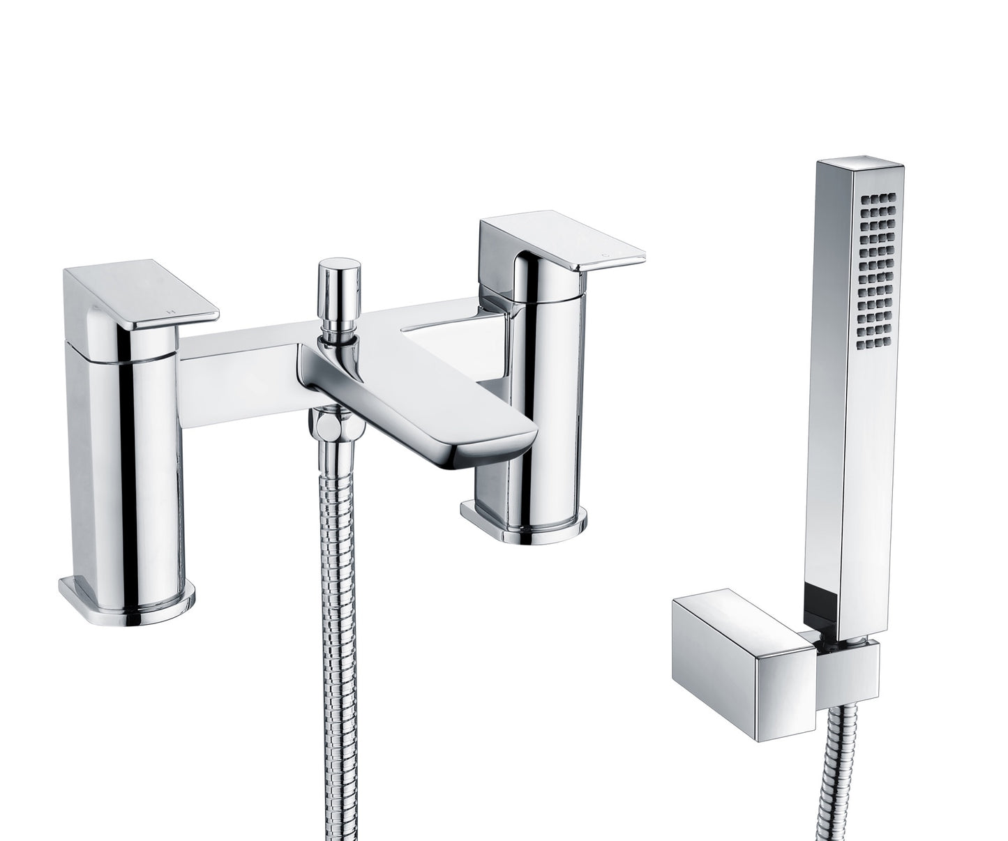Harwich Deck Mounted Bath Shower Mixer - Chrome (SH8108)