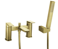 Harwich Deck Mounted Bath Shower Mixer - Brushed Brass (SH8109)