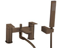 Harwich Deck Mounted Bath Shower Mixer - Brushed Bronze (SH8110)