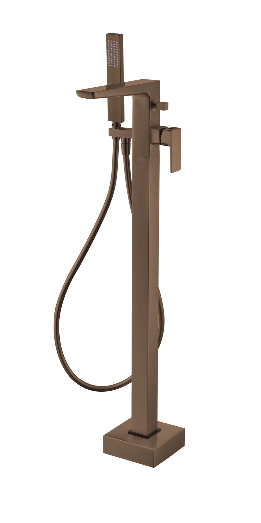 Harwich Freestanding Bath Shower Mixer (Inc. Shower Kit) - Brushed Bronze (SH8116)