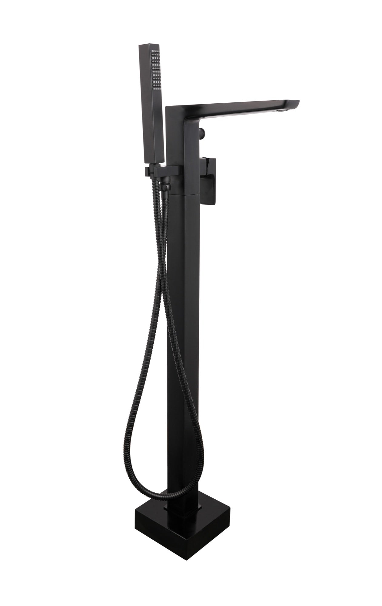 Harwich Freestanding Bath Shower Mixer (Inc. Shower Kit) - Matt Black (SH8118)