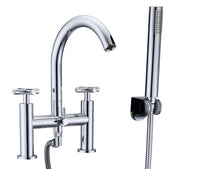 Ibstock Deck Mounted Bath Shower Mixer - Chrome (SH8120)