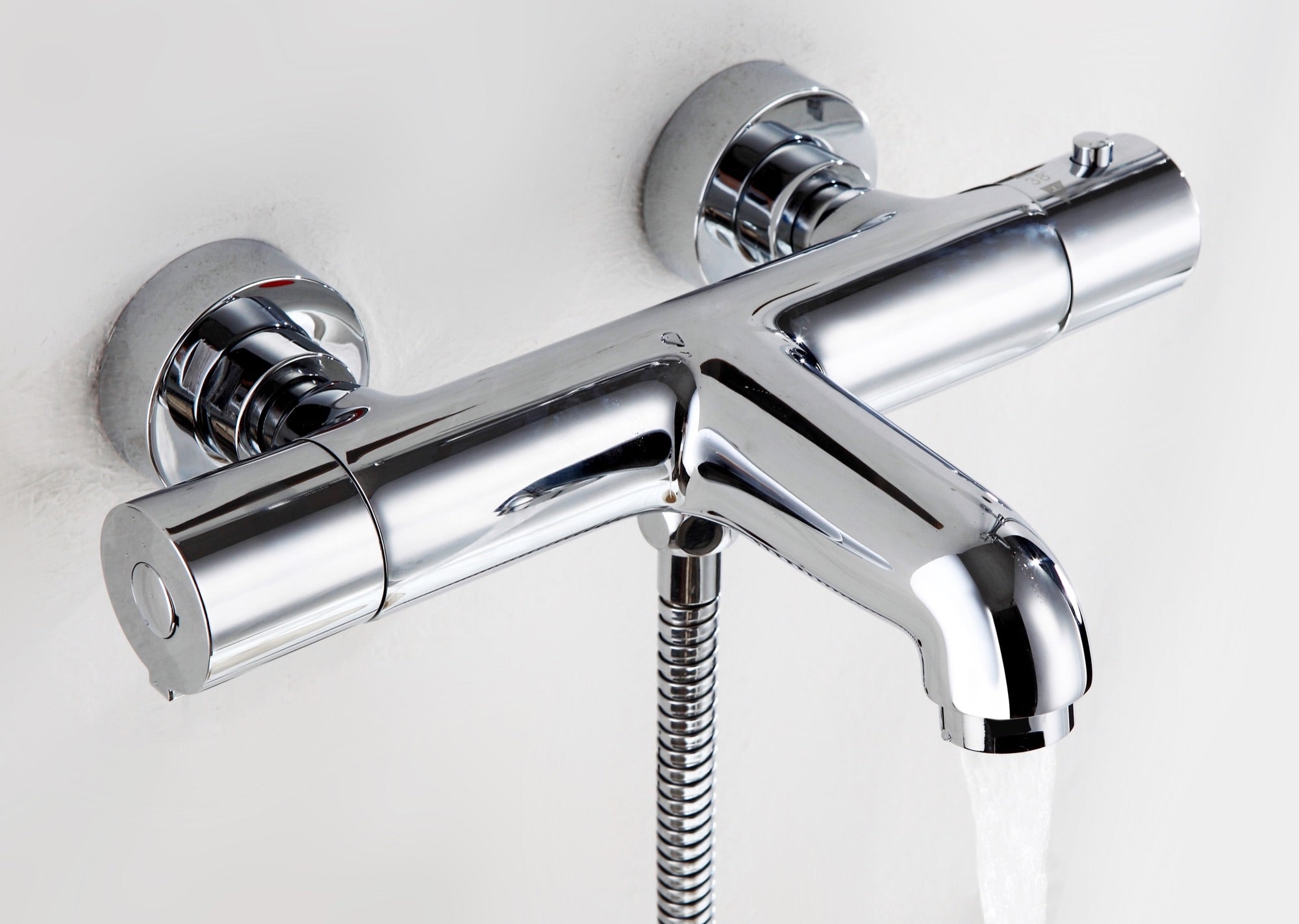 Malton Thermostatic Bath Shower Mixer Valve - Chrome (SH8134)