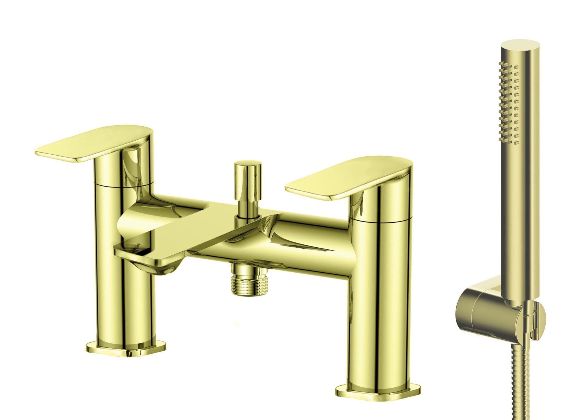 Ribston Deck mounted bath shower mixer - Brushed Gold (SH8165)