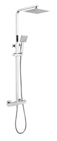 Shalford Thermostatic Shower Mixer With Riser Rail Kit - Chrome (SH8173)