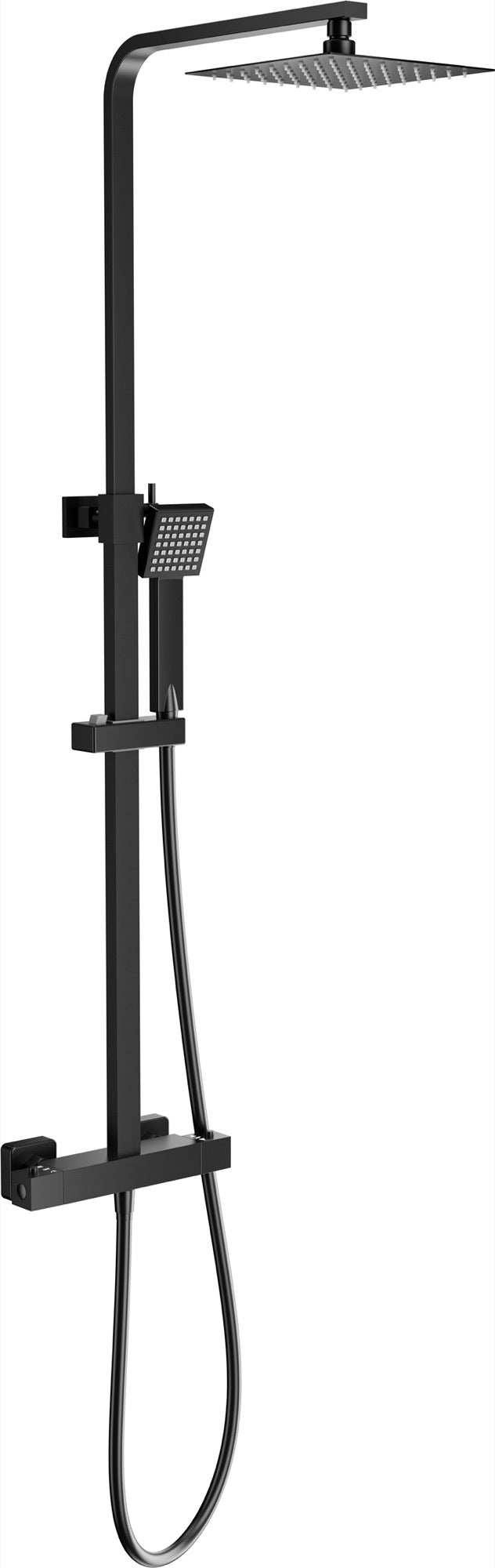 Shalford Thermostatic Shower Mixer - Matt Black (SH8175)