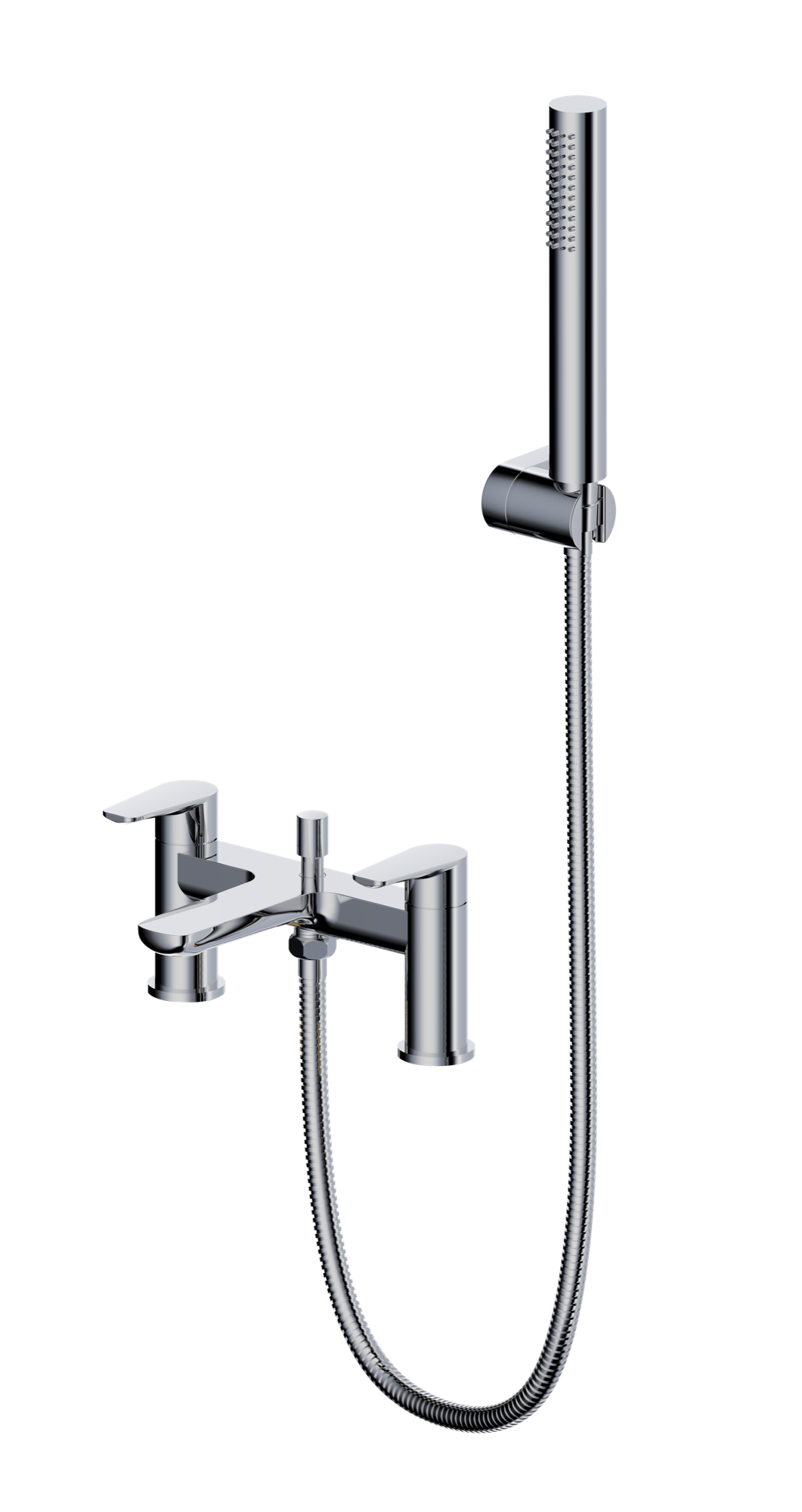 Ugley Deck mounted bath shower mixer - Chrome (SH8182)