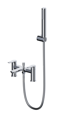 Ugley Deck mounted bath shower mixer - Chrome (SH8182)