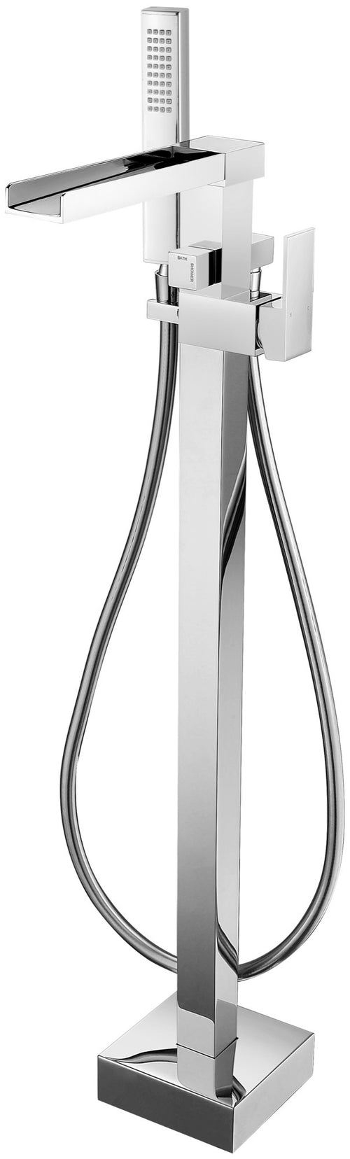 Zetland Freestanding Bath Shower Mixer - Chrome (SH8190)