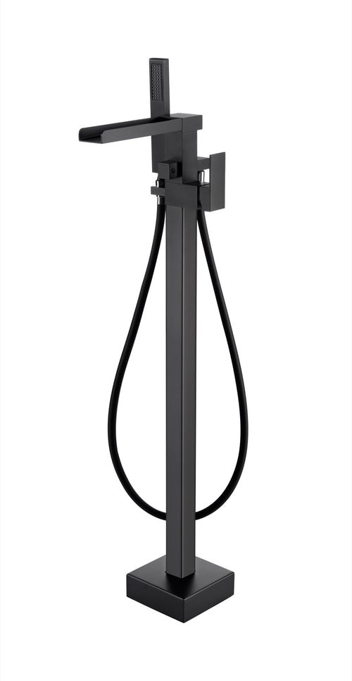 Zetland Freestanding Bath Shower Mixer - Matt Black (SH8191)