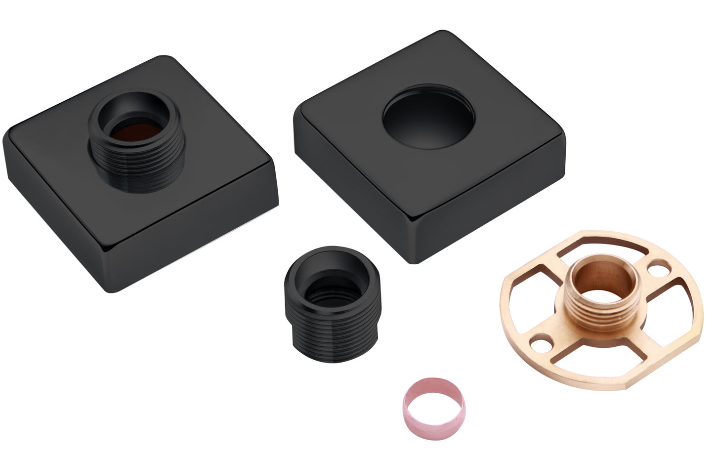 Exposed Shower Valve Fast Fitting - Matt Black (SH8211)