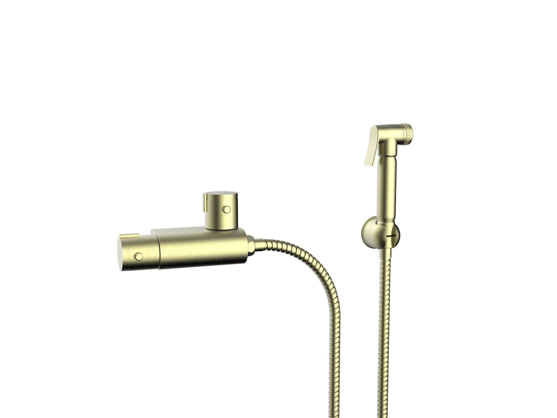 Shattaf Douche With Mini - Brushed Brass (SH8246)