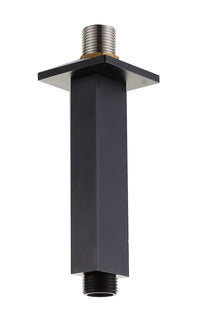 120mm Rectangular Celing Arm - Matt Black (SH8279)