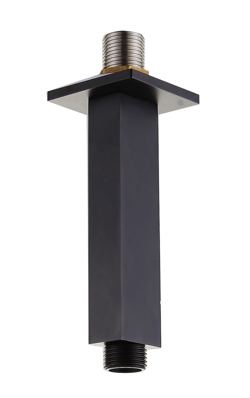 120mm Rectangular Celing Arm - Matt Black (SH8279)