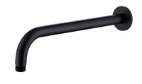 380mm Round Shower Arm - Matt Black (SH8284)