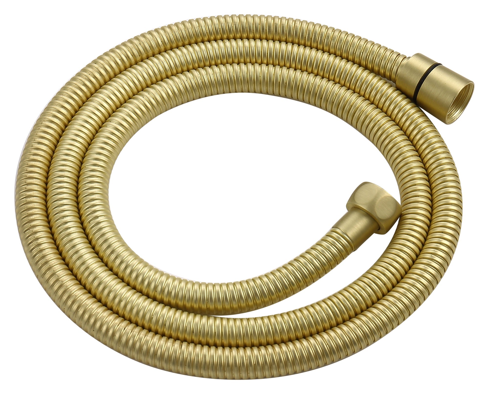 1.2m Stainless Steel Shower Hose - Brushed Brass (SH8295)