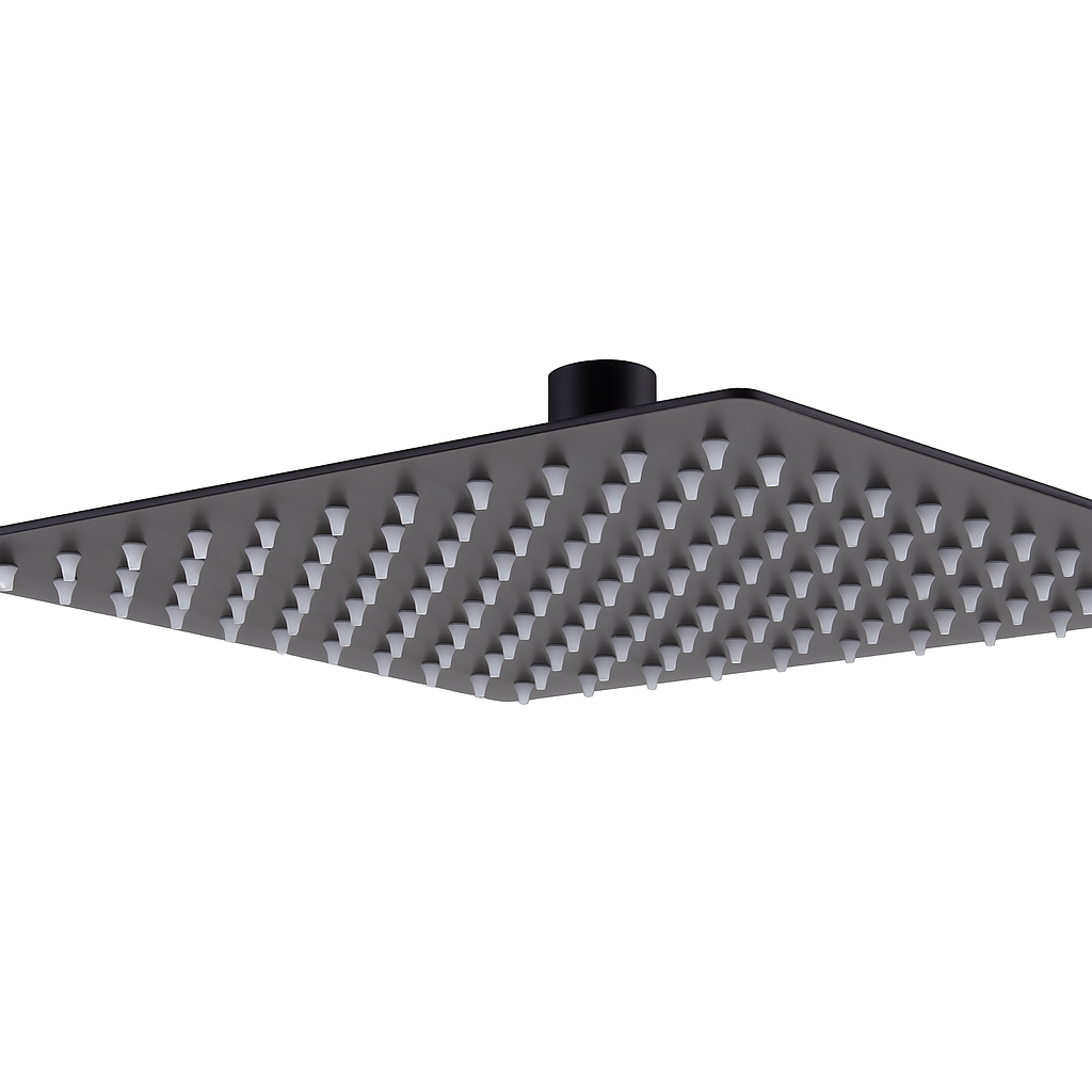 250mm Ultra slim shower head - Matt Black (SH8305)