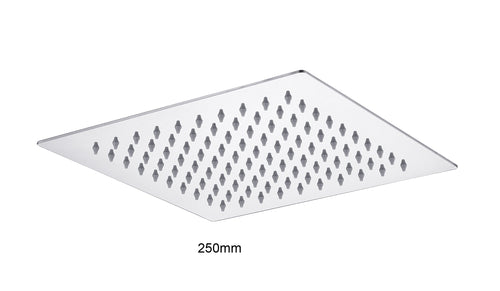 250mm Ultra slim shower head - Chrome (SH8306)