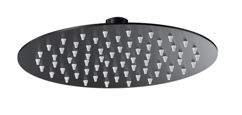 Ultra slim shower head - Matt Black (SH8317)