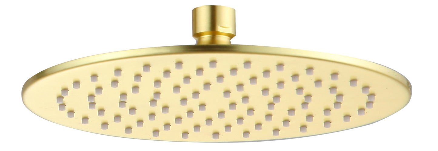 Brushed Brass Brass Shower Head - Brushed Brass (SH8329)