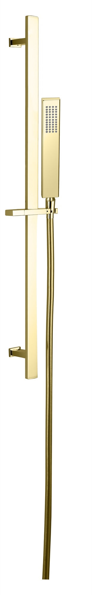 Brushed Brass Shower Slider Rail Kit - Brushed Brass (SH8333)